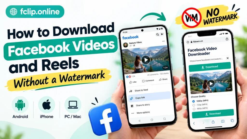 Download Facebook Videos and Reels Without a Watermark