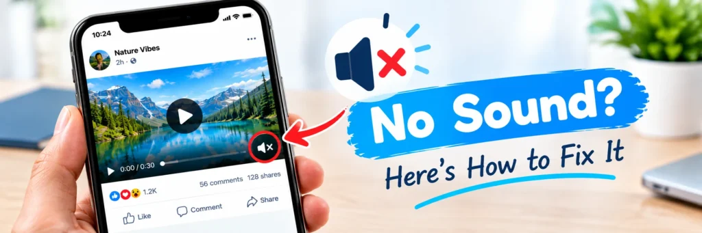 Downloaded Facebook Video Has No Sound? Fix It